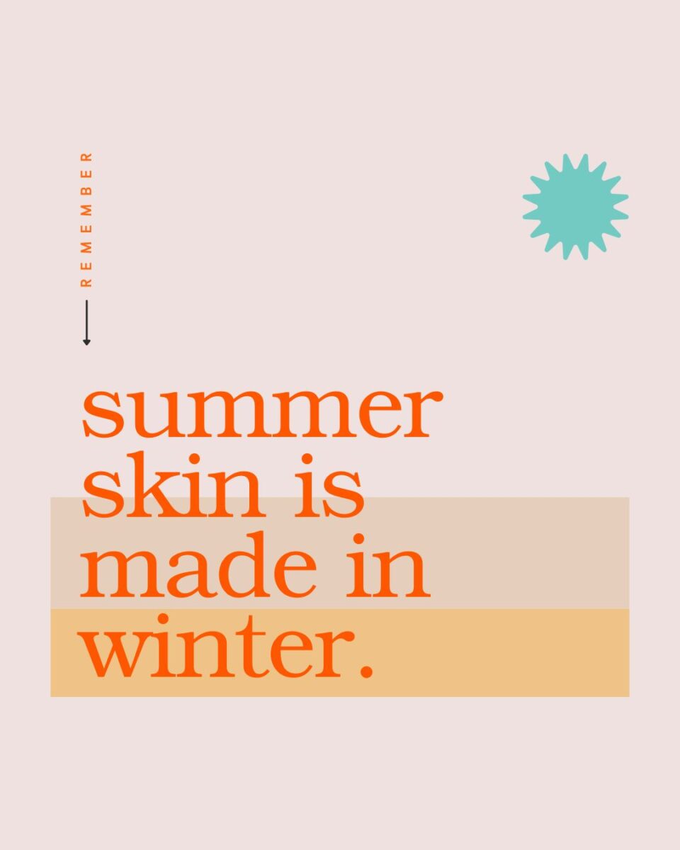 Summer Skin Made in Winter - Teal